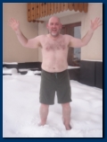 Before doing a Snow Angel
