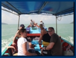 On the boat