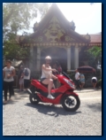 Sarah on the Bike