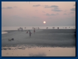 The Sun starts to set