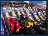 Ray out Skiing