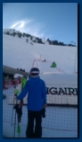 Ski Jump in a Green Rubber Dinghy