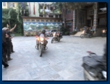 Some more riders arrive back at the hotel