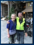 One of the Aussies and Alex (the organiser)