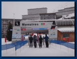 Note the Time. We were at the lift before it opened