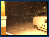 Snowing again and heavy