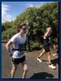 Rebbeca finshed her run ahead of Archie