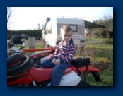Aron tries a bigger Bike