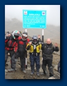 Made it, just over 4900 meters above Sea Level