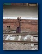 Little Girl taking a Short Cut