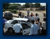 Car accident in Dehli