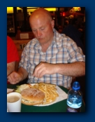 Don settles down for a Salad !!!