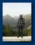 Stu, standing on the Edge