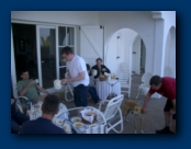 Breakfast, before the off