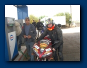 Nick gets some Petrol