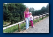 Aunt Aggie and Victoria - Rufford Park Notts, Summer 2008