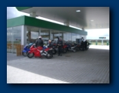Petrol, only just made it