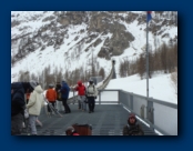 A Ski Lift that goes through the Mountain