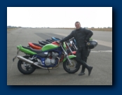 Jason Possing with the Bikes